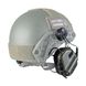 Активные тактические наушники с микрофоном «Earmor M32» MOD3 Helmet Version Олива nauo фото 4