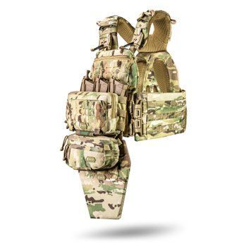 Комплект М7 PRO gen 2 15х30 з Админ подсумком под 3 АК/AR, Напашник М8, Фартук (Multicam USA) m7p2mu_30_3 Fam.tac