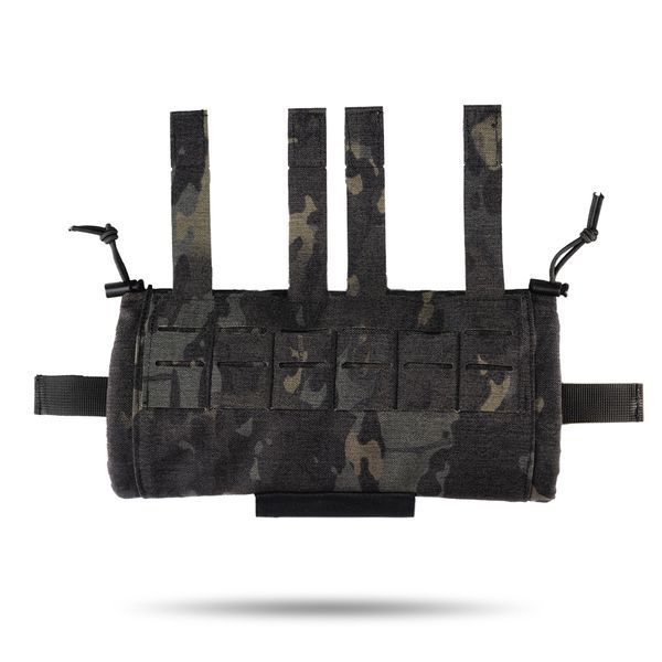 Тунельний аптечний підсумок Roll (MOLLE, Multicam Black) apt_roll_m_b Fam.tac